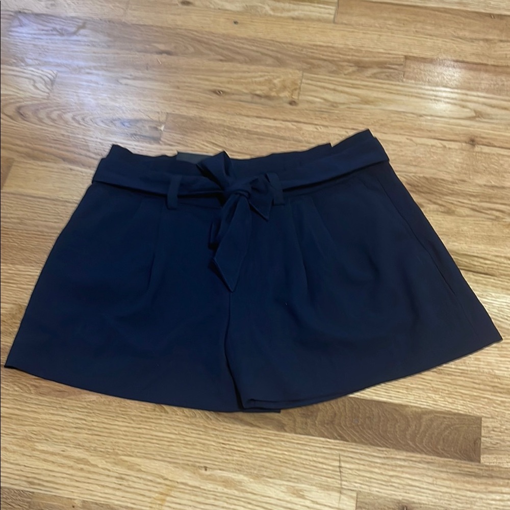 Banana Republic Blue High Waist Shorts with Structured Design